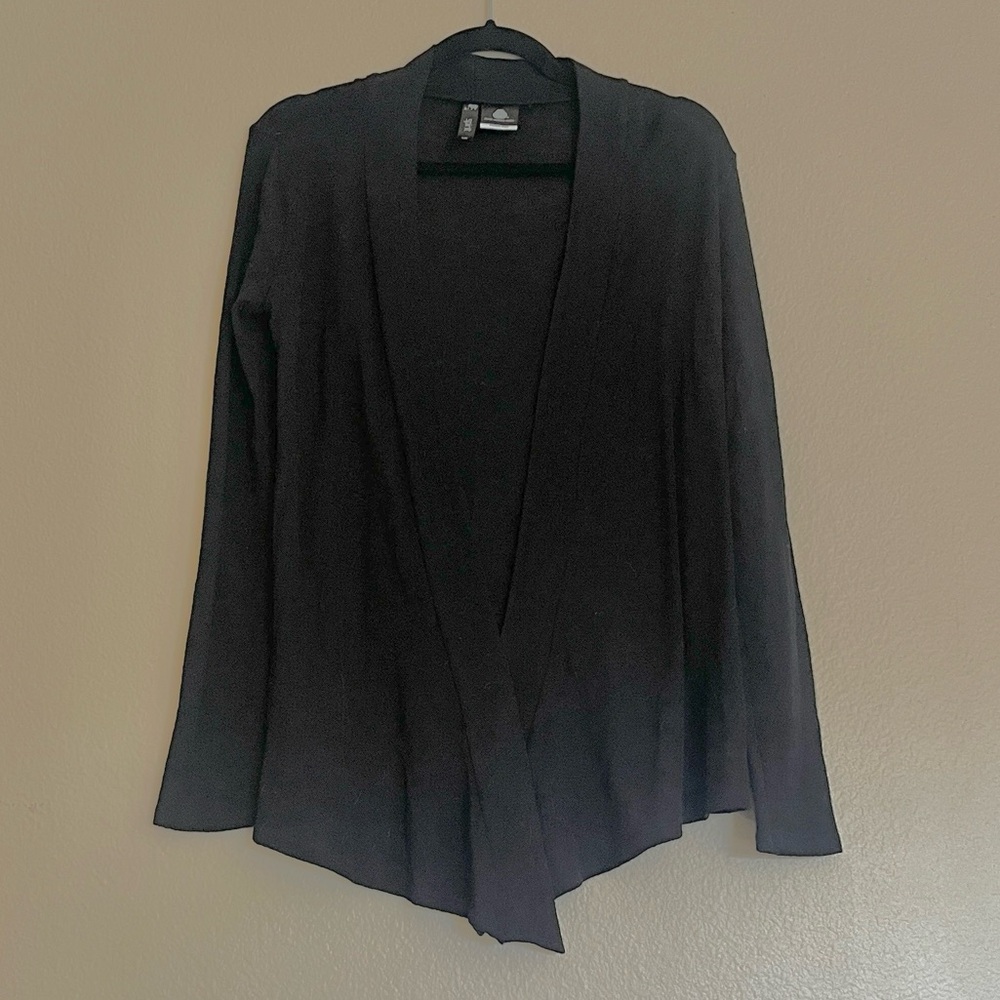 Merino Wool Cardigan Lightweight Washable Open Front Sweater - Picture 7 of 7